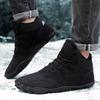 Men Women Waterproof Winter Boots Snow Barefoot Casual Shoes Outdoor Warm Work Shoes Ankle Shoes for Trekking Climbing Hiking