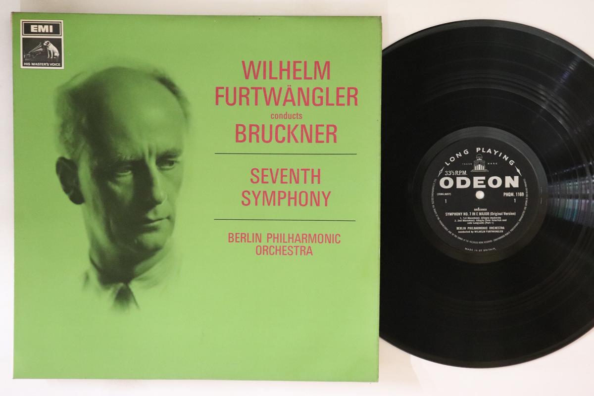

LP Record WILLIAM FURTTWANGLER - Bruckner Seventh Symphony PHQM1169 ODEON UK Classical Used