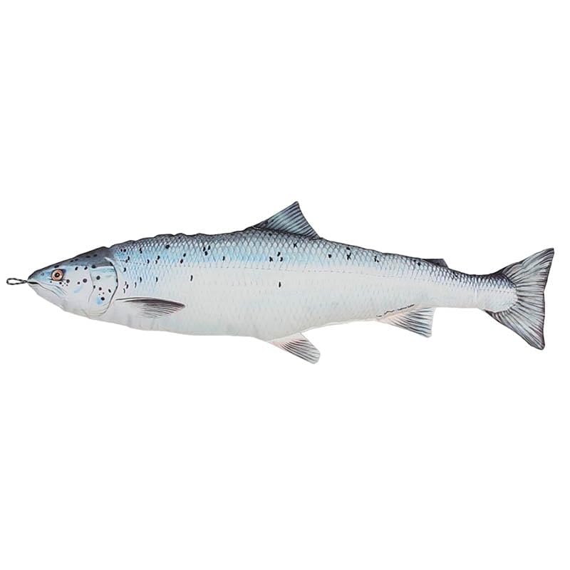 Dulton Fishes Salmon 65 Fish Cushion for Everyday Life Large Body Pillow Marine Life Nordic Salar FISHES Total Length 65cm Lax/Salmon/Salmo Y-0512
