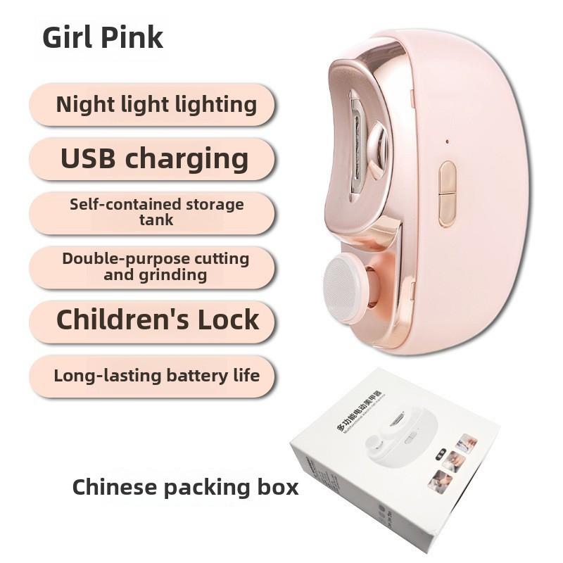 

Електрична дитяча пилка для нігтів, безпечний ніжний тример для нігтів для немовлят, малюків, багатофункціональний шліфувальник і полірувальник нігтів, портативний манікюр для дому Single function білий