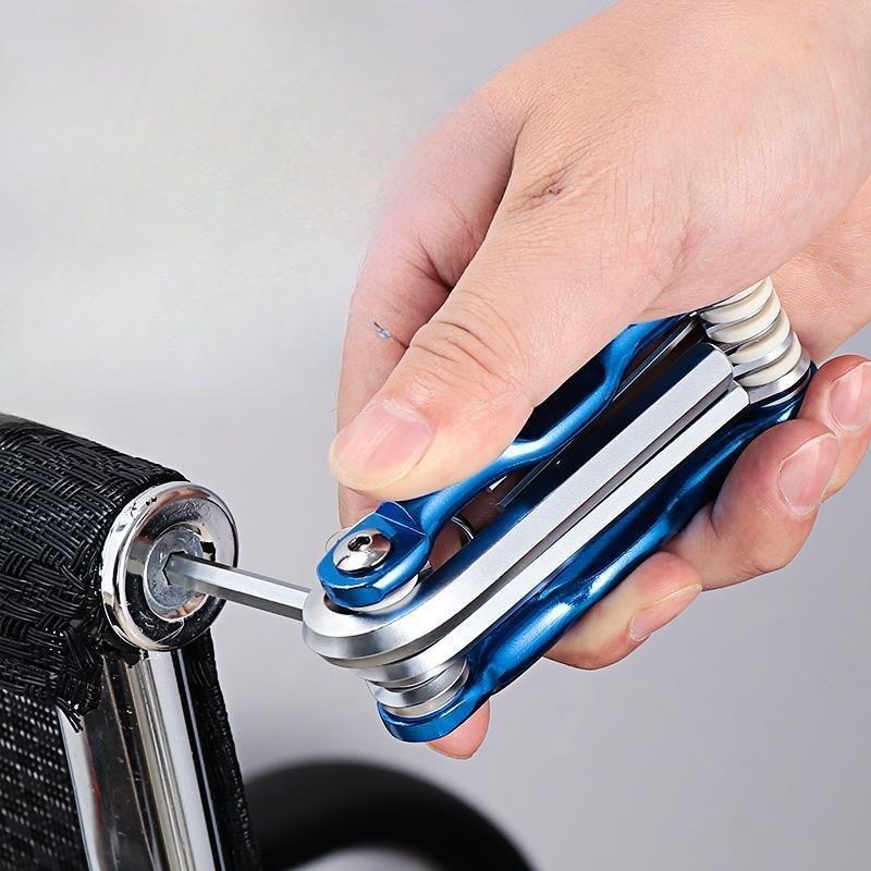 Portable Folding Hex Wrench Allen Set Metal Metric System Torx Hexagonal Spanner Screwdriver Hex Key High Quality Hand Tool