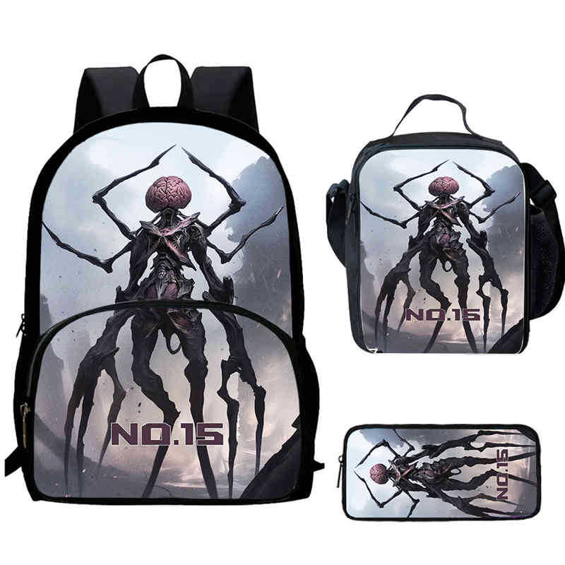 Monster No. 8 Schoolbag Multi-Functional Cross-Border Backpack