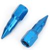 2 Pcs Grse   Nozzle All Steel Needle Nose Dispenser Grse   Accessory  Less thanbr(Blue )