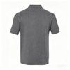 European and American Men's Summer Thin, Loose, Breathable, Casual Solid Color Jacquard Lapel Short Sleeved Polo Shirt for Men
