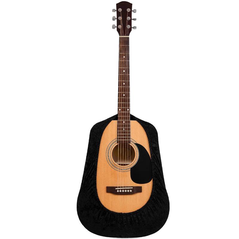 Black Dust Cover for 39, 40, 41-Inch Folk, Classical Guitars & Electric Bass