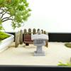 Japanese Pagoda Lantern Stone Sculpture Miniature Zen Garden Decor Aquarium Landscaping Ornament for Indoor Outdoor Garden