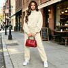 Women's Casual Long Sleeve Sweatshirt and Pants 2 Piece Set, Outfit for Home