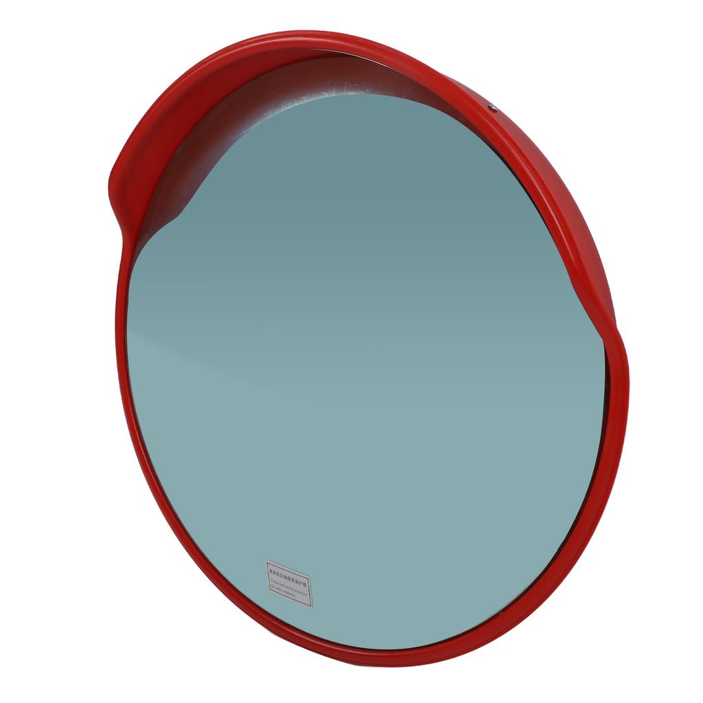 24 Inch Convex Mirror with Adjustable Bracket Wide Angle Blind Spot Curved PC Security Mirror for