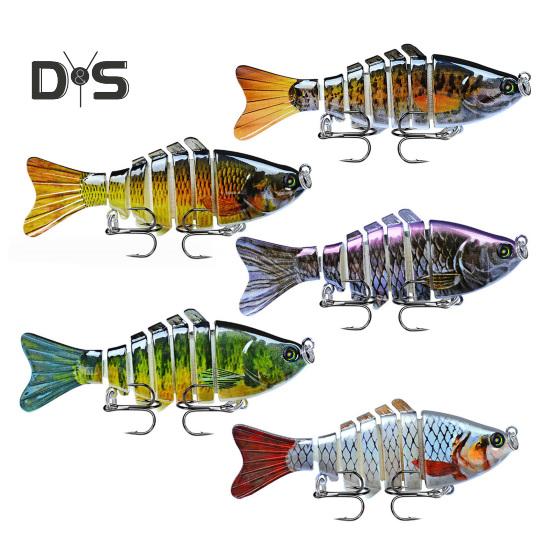 

Бионическая плавающая приманка, реалистичные рыболовные снасти для ловли окуня, 3D бионические рыболовные приманки, которые плавают сами по себе для пресноводной и соленой рыбалки F