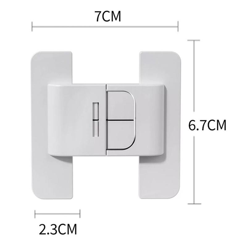 5Pcs Home Refrigerator Lock Safety Fridge Freezer Door Lock Multi-Function Safety Locks Children Security Protector