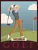 Golf Tournament Vintage Retro Metal Sign