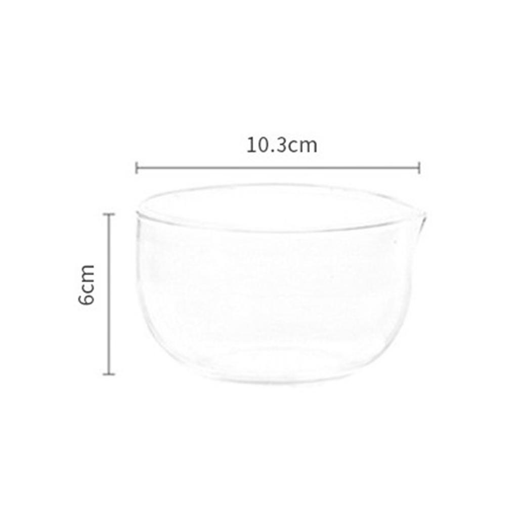 600ml Transparante Glazen Matcha Kom met Tuit Unieke Hittebestendige Krasbestendige Kom voor IJsthee Matcha Kom