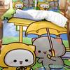New Cute Bubu Dudu Cartoon Bear Panda Duvet Cover Kawaii Bedding Sets Soft Quilt Cover Single/Double/Queen/King Boys