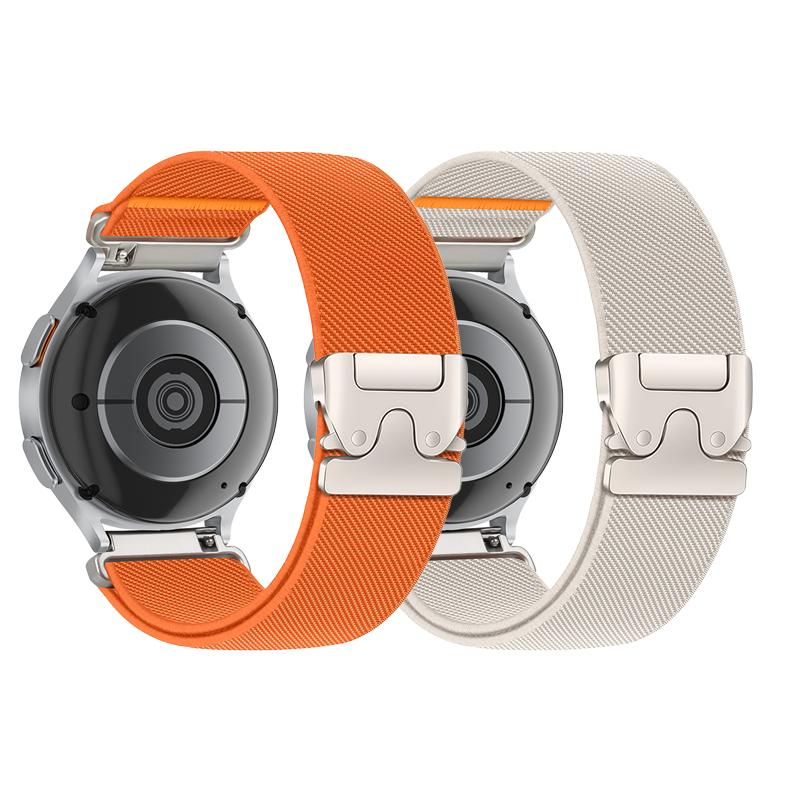 Paski Parachute 18mm 20mm 22mm do Samsung Galaxy Watch 7 6 5 4 40mm 44mm 6Classic 47mm Nylonowy Regulowany Wytrzymały Pasek do Zegarka na Huawei Watch GT5 Pro 4