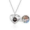 Custom Photo Necklace Projection Necklace with Picture I Love You 100 Languages Personalized Necklace Jewelry Gifts for Women