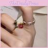 Vintage Floral Branch Ring For Women Stylish Geometric Design Adjustable Copper Jewelry