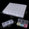 Transparent DIY Jewelry Storage Box - Detachable and Stackable Organizers for Tools and Earrings