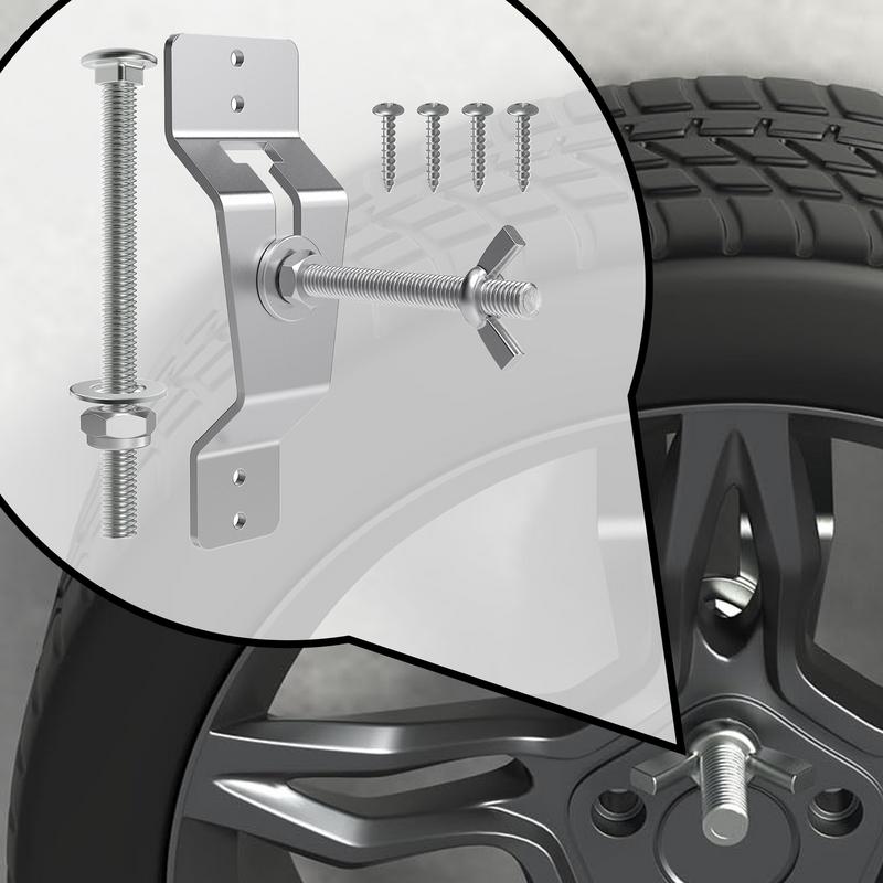 Wall Mount Spare Tire Carrier For Trailer Vehicles Wheel Tire Bracket Holder Tire Carrier Wall Mount For Vehicle Auto Accessory