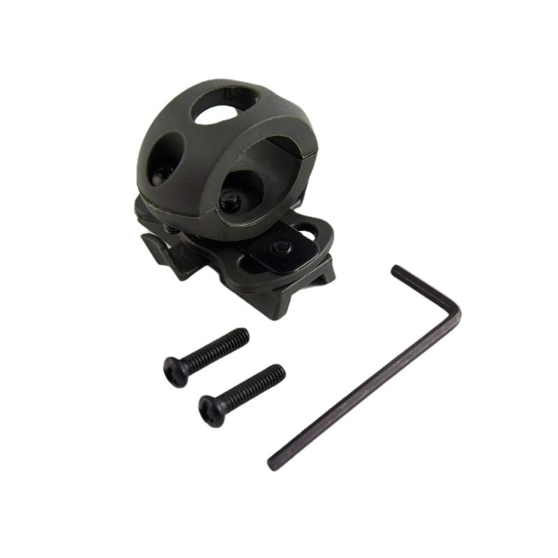 

Тактический зажим для фонарика для шлема, держатель для спортивного фонаря на открытом воздухе 1 inch