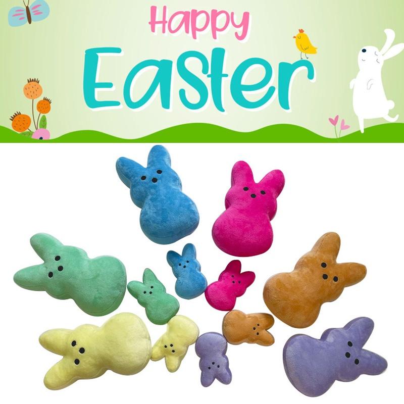 Plush Easter Bunny Peeps Just Born Soft Stuffed Marshmallow Toy Gift For Kids
