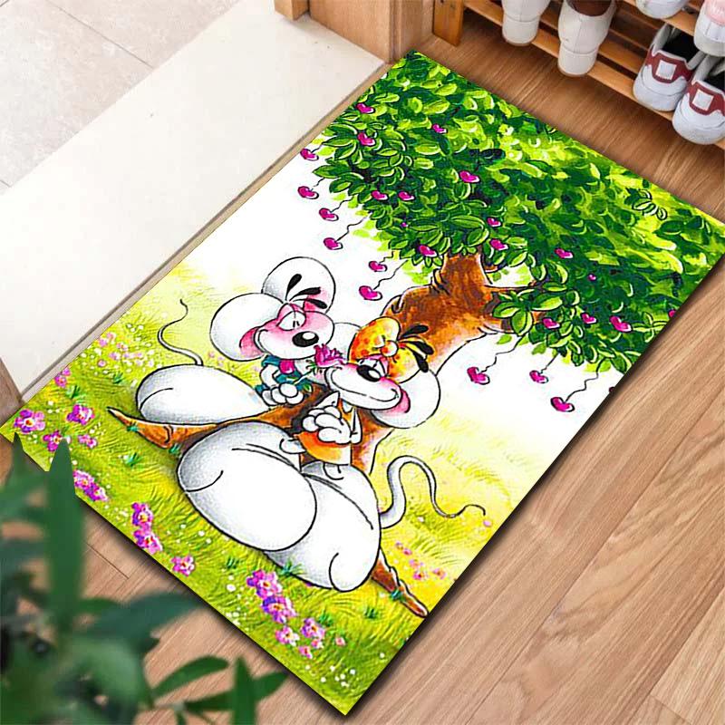 Diddl Carpet Rug for Living Room Bedroom Home Sofa Decoration,Kids play Non-slip Floor Mat