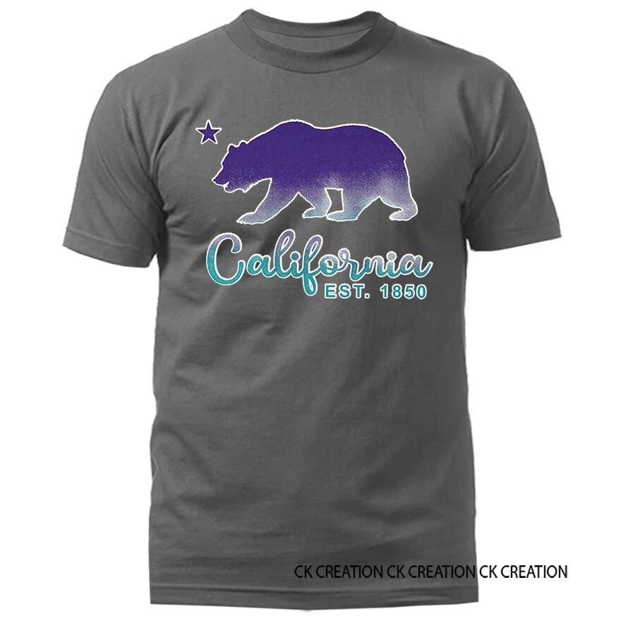 Golden State California Republic Cali Bear Cali Life Style Graphic T-shirt L