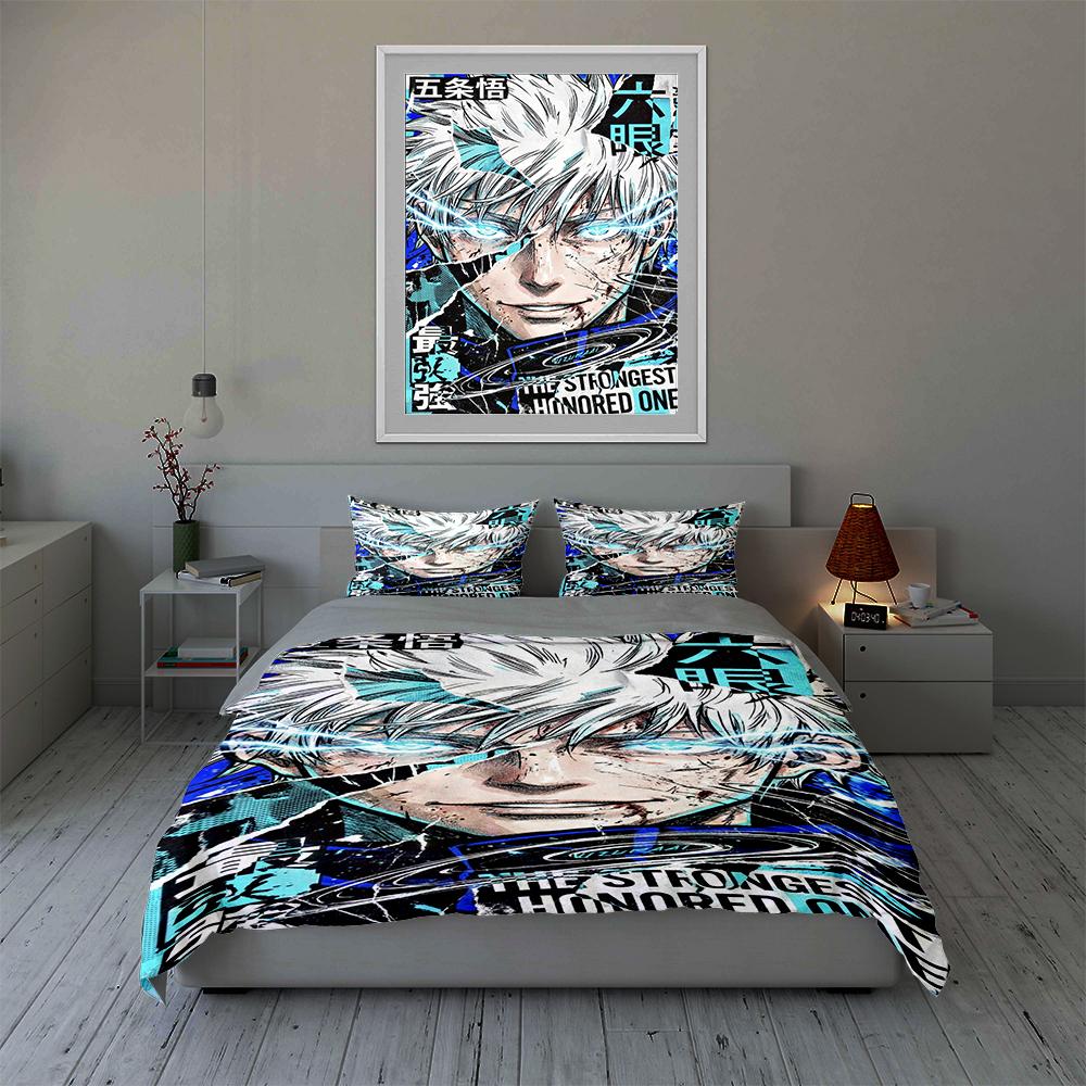 Anime Character Design. Bedding Duvet Cover Sets Duvet Covers Pillowcases Gifts (1 * Duvet Cover 2 * Pillowcases, Without Duvet Insert)