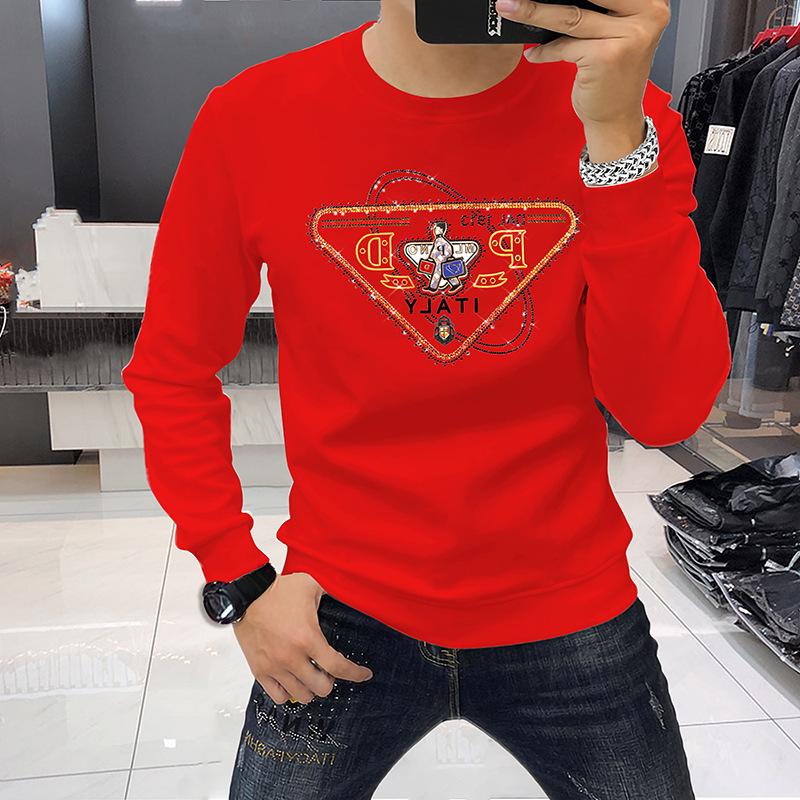 Men s 3D Embossed Long Sleeve Hoodie - European Style, Autumn/Winter Casual 2XL