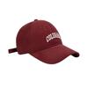 Letter Embroidered Baseball Cap for Women New Wide Brim Big Face Showing Small Big Head Circumference Men's Hat Versatile