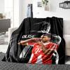 Player Trophy Victory Blankets Flannel Printed Breathable Warm Throw Blanket for Home Office Bedspreads 0708a44