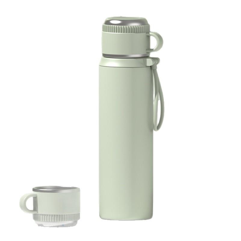 High value gift water cup 316 stainless steel portable thermos cup women's large-capacity office tea separation cup