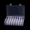 Transparent Plastic Storage Box For Small Component Jewelry Tool Box Bead Pills Organizer Nail Art Tip Case Container