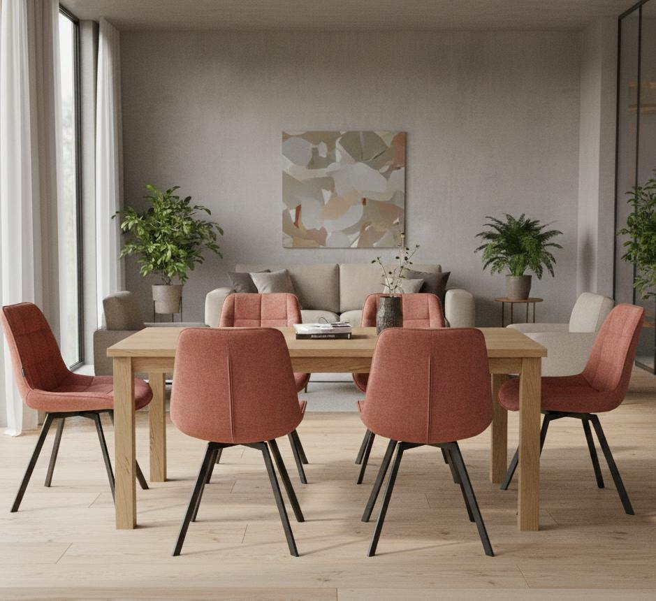 Upholstered Swivel Chair Lapo Fabric Burgundy