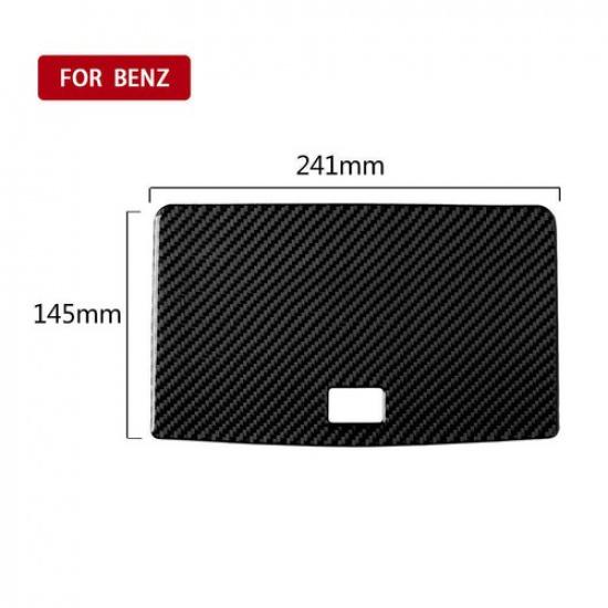 Carbon Fiber Navigation Control Panel Cover Trim For Mercedes-Benz C-class W204