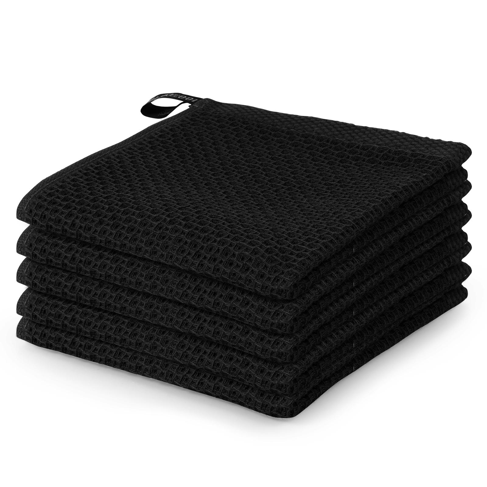 

5Pcs Cotton Kitchen Towel Soft Absorbent Dishcloth Thickened Wipe Cloths Dishcloth Multipurpose Cleaning Cloth for Home Cleaning