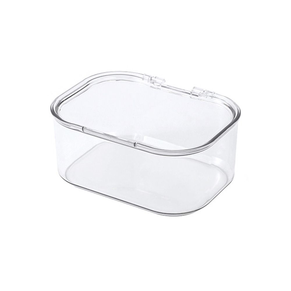 

Transparent Cosmetics Storage Box Dustproof Snack Storage New Book Document Storage Box Small
