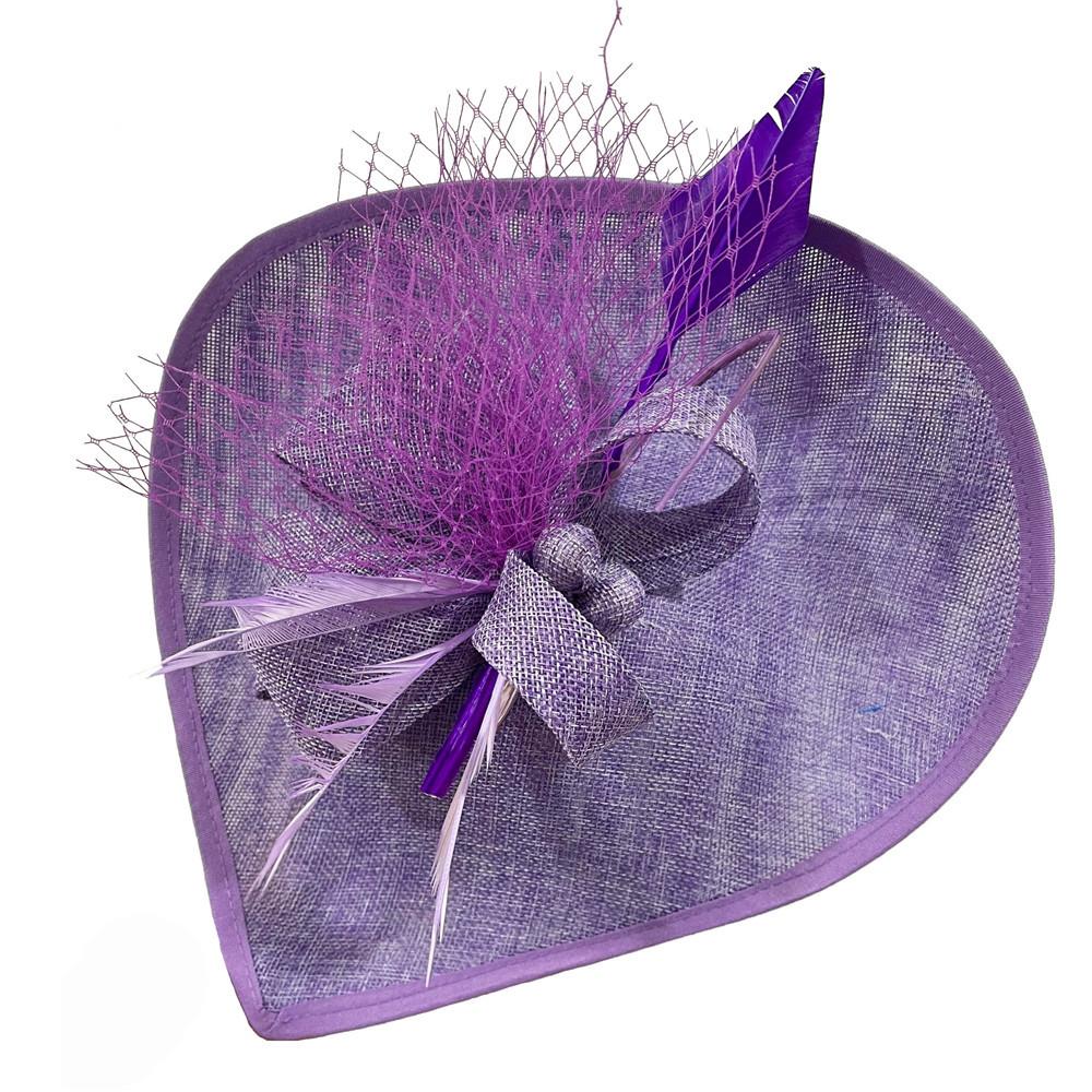 Popular European And American Hemp Yarn Headgear Bridal Hair Accessories Banquet Photo Gift Hat Feather Headgear