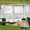 Garden Waterproof Tarp Transparent Waterproof Cloth Windproof and Cold-Proof Transparent Cloth