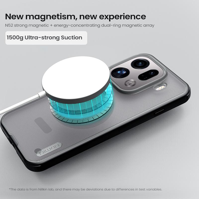 Nillkin Für OPPO Find X9 Pro Find X9 Magnetische Super Frosted Shield Pro Handyhülle Anti-Fingerabdruck Stoßfeste Rückabdeckung