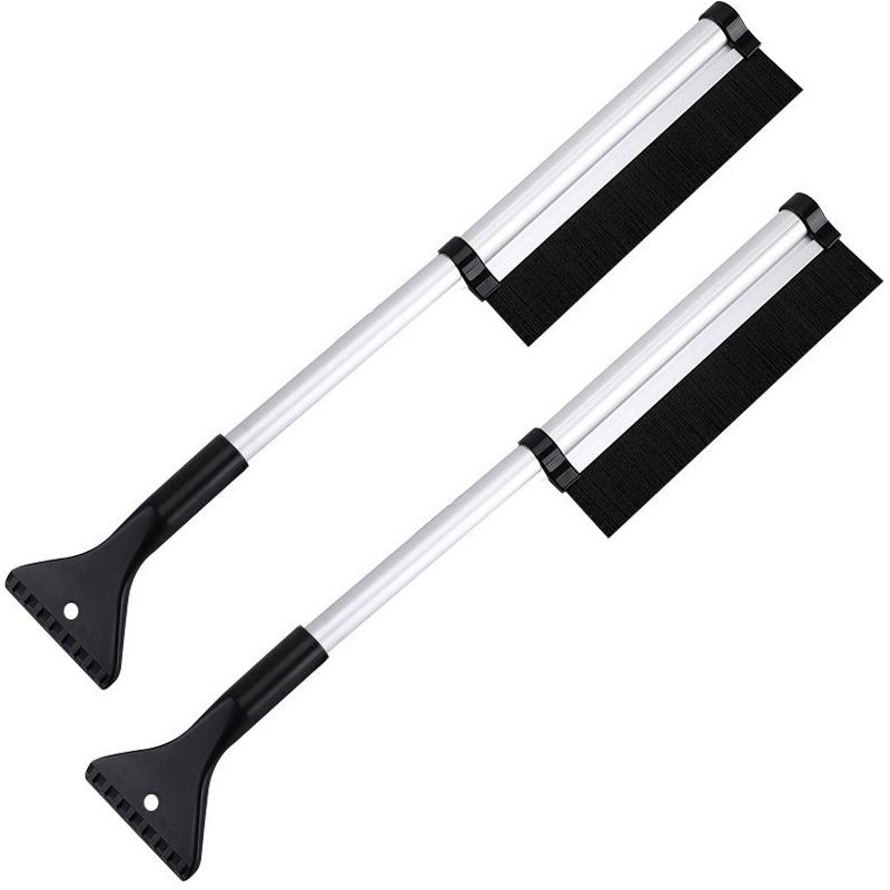 Car Snow Removal Brush Baby Kim 2 in 1 Retractable Car Snow Brush Ice Scraper Windshield Scraper Winter Snow Removal Shovel Tool