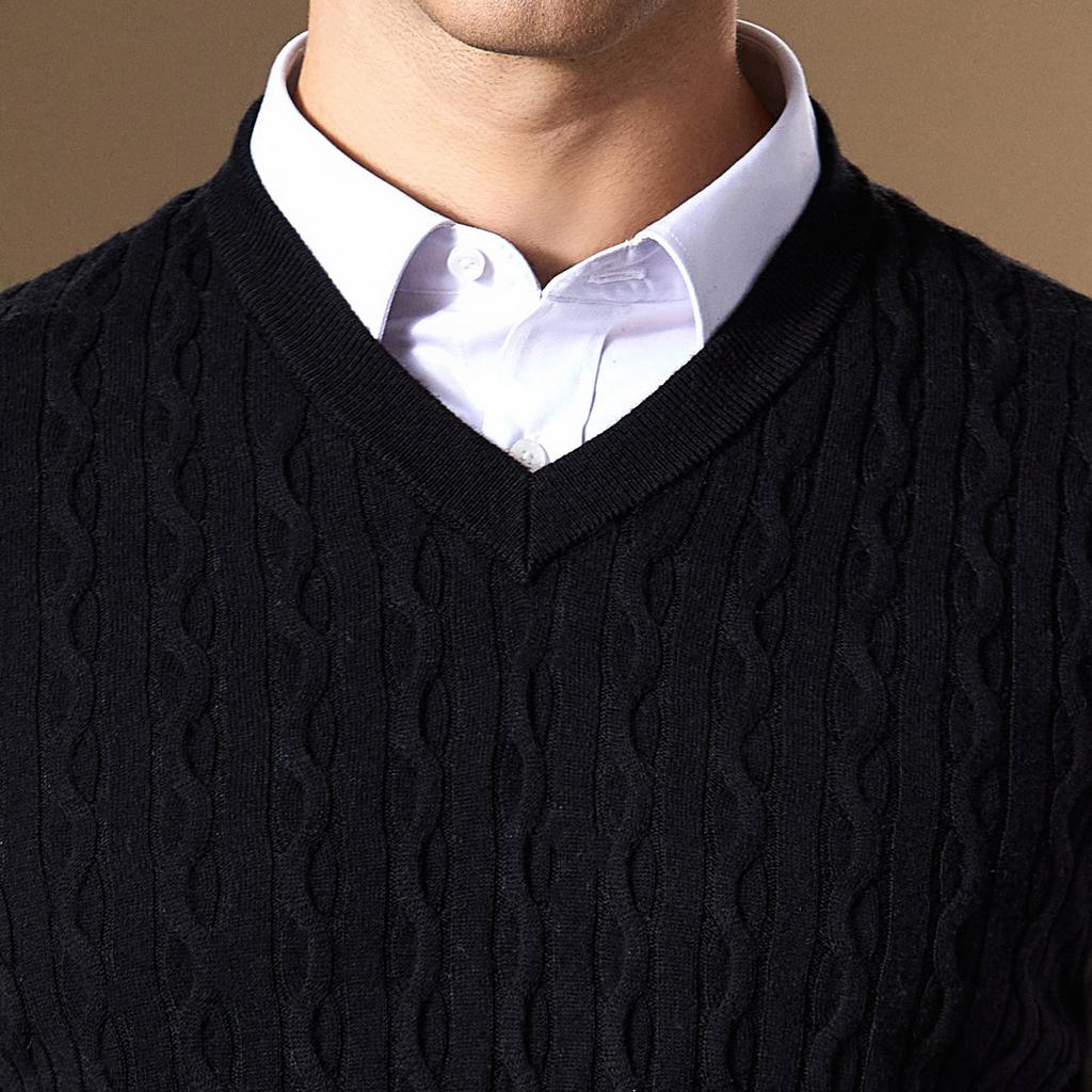Men's Twisted V-Neck Vest