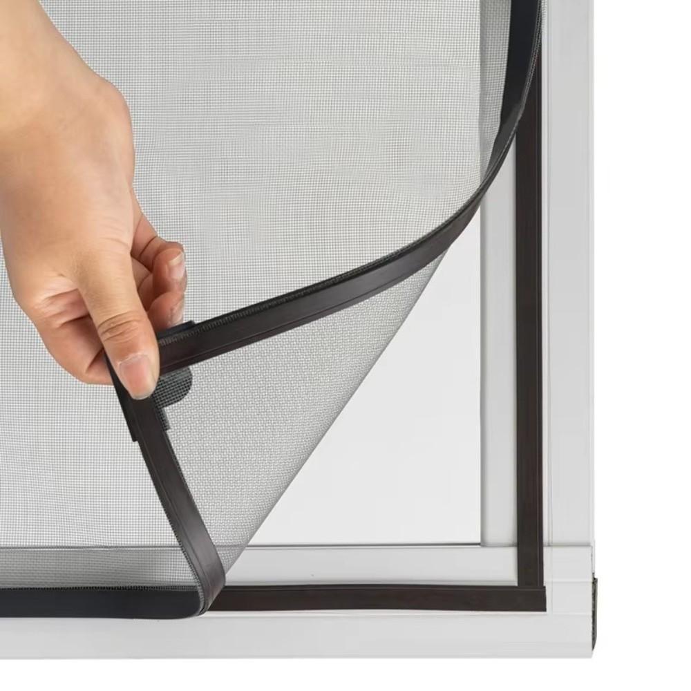 Atmungsaktives Magnetisches Fliegengitter Fenster Insektenschutz DIY Netzvorhang Anti-Fliegen Fenstergitter Sommer
