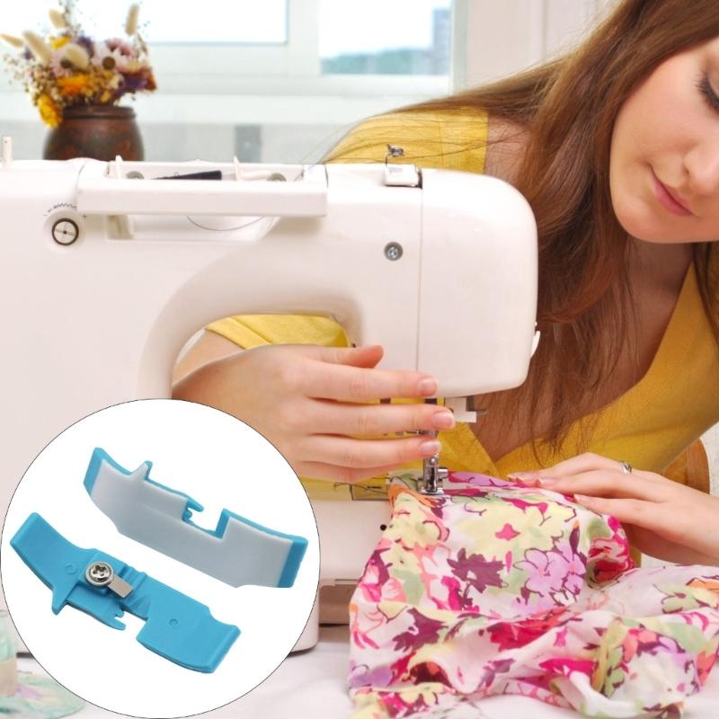 Expert Level Sewing Presser Foot Extended Area Plastic Construction Ideal for Multiple Layer Cloth Handling