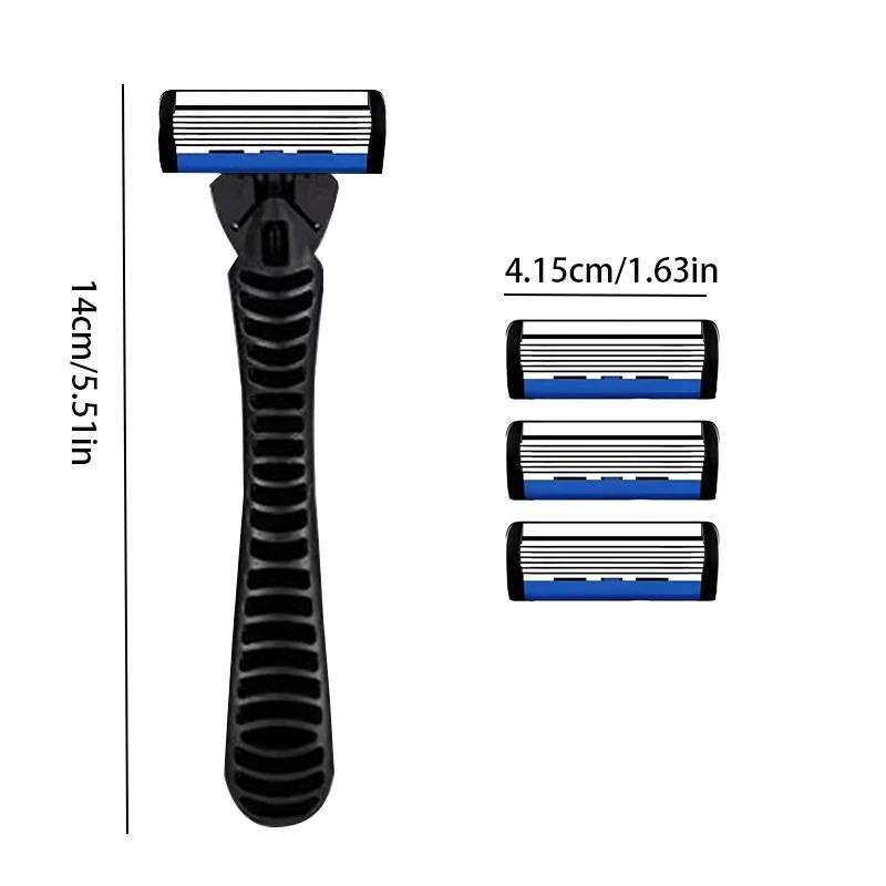 Premium Stainless Steel Safety Razor with Replaceable Blades - Smooth and Comfortable Shave for Men and Women