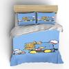 Tuxedo Sam Sanrio Bedding Set Hello Kitty Children Fashion 3 Pieces Set King Size Bed Set US Twin Adult Bed Cover Bedroom Duvet