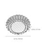 15pcs Stainless Steel Egg Mold Cups Muffin Cupcake Mould Reusable Muffin Cup Pie Molds for Home Party Bakery