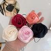 Fashion Silk Rose Flower Collar Choker Necklace Neck Chain Jewelry for Women