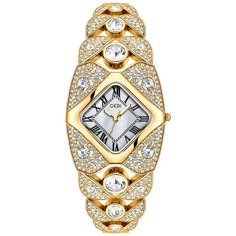 Goldie full diamond retro bracelet strap women s watch with diamond gypsy star waterproof quartz watch