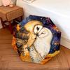 1 PC Automatic Folding Umbrella - Owls Pattern, Portable & Foldable Design with 8 Ribs, Christmas Birthday Gifts