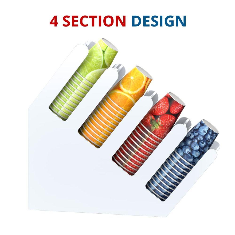 Bevel Coffee Shop Cup Holder 4 Layers Paper Cup Bracket New Cup Divider  Kitchen